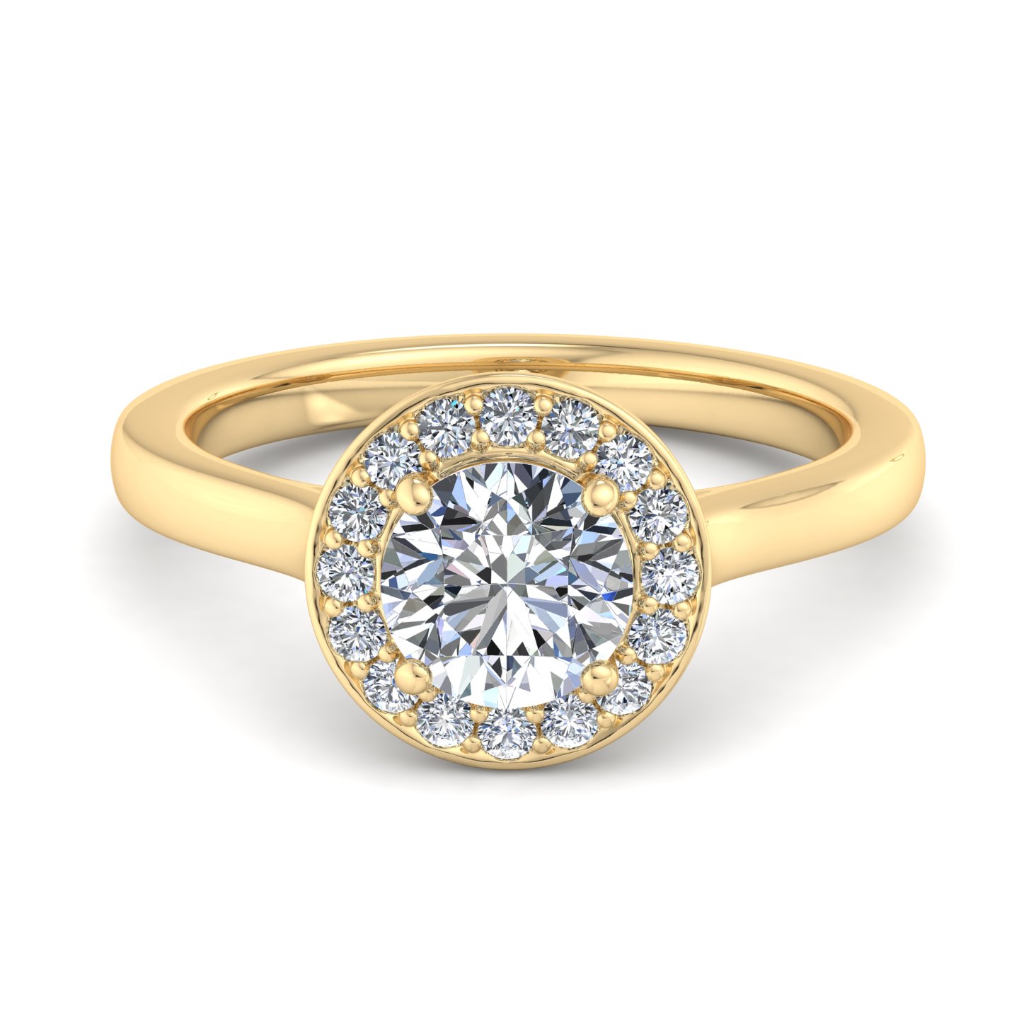 Cait Halo Engagement Ring